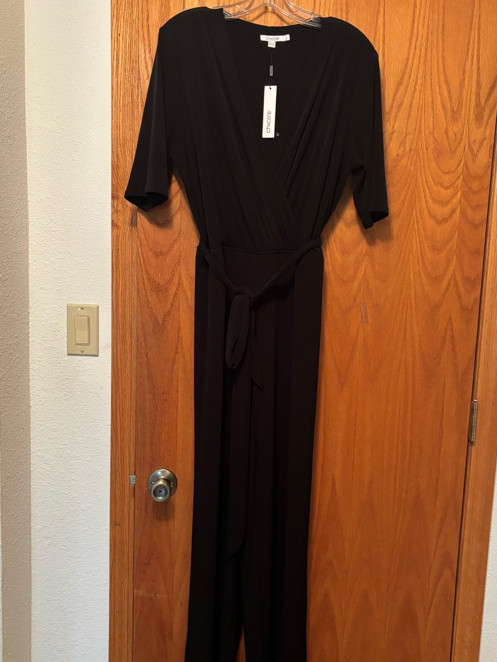 Black Chicos size 2 (US 12) jumpsuit
